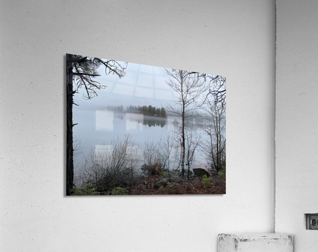 Winter at Lake Siskiyou Acrylic Print
