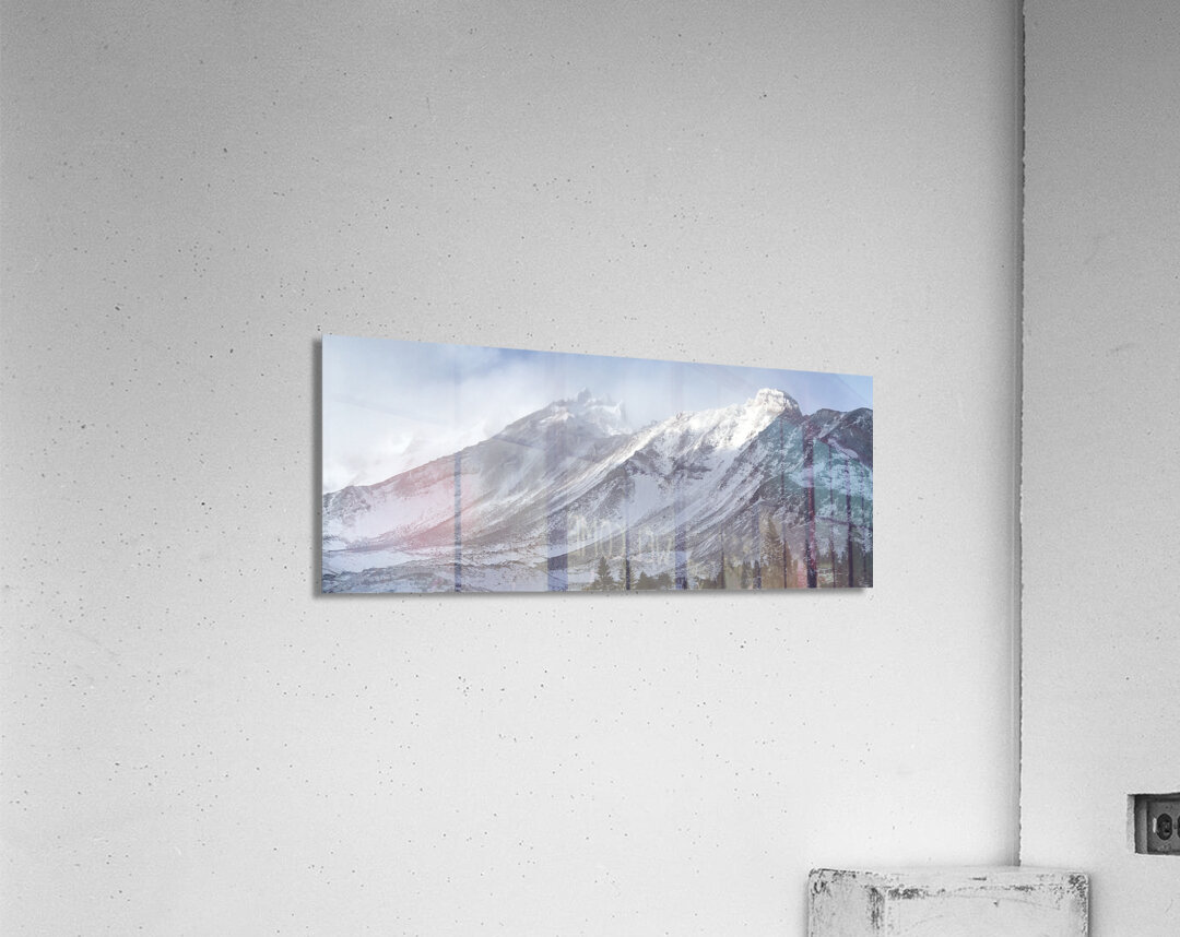 Mount Shasta First Snow Mural Acrylic Print