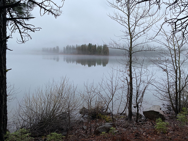 Winter at Lake Siskiyou Print