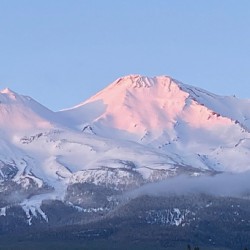 May Mount Shasta Glow