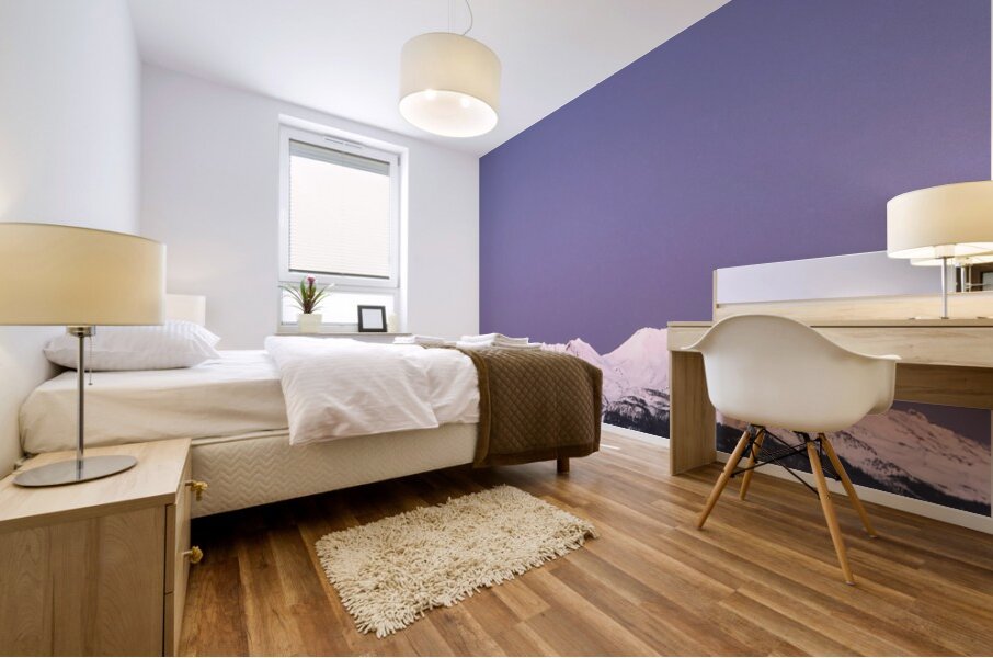 Lavender Sky Forever Mural print