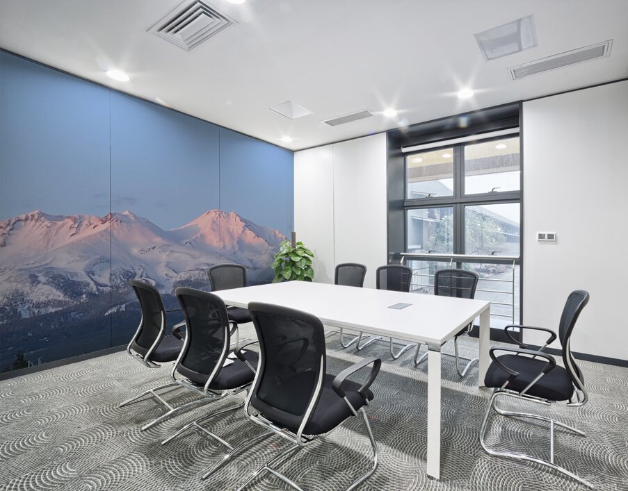 Mount Shasta Pink and Gold Alpenglow Wall Printing