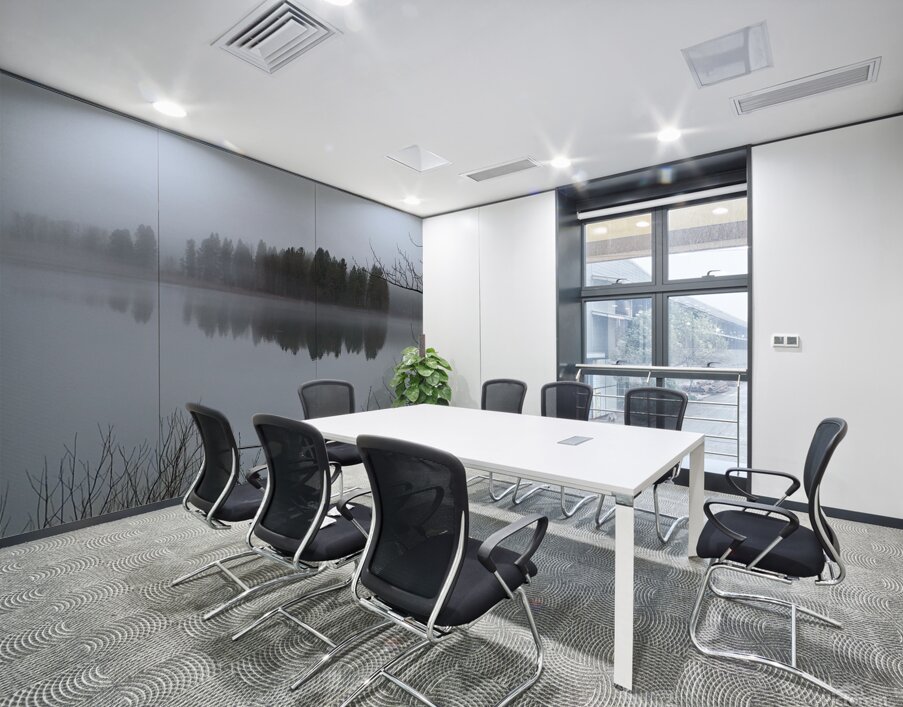 Winter Mist on Lake Siskiyou Wall Printing