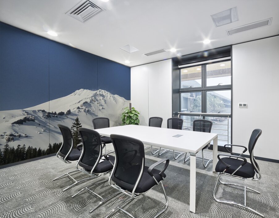 Deep Blue Sky Wall Printing