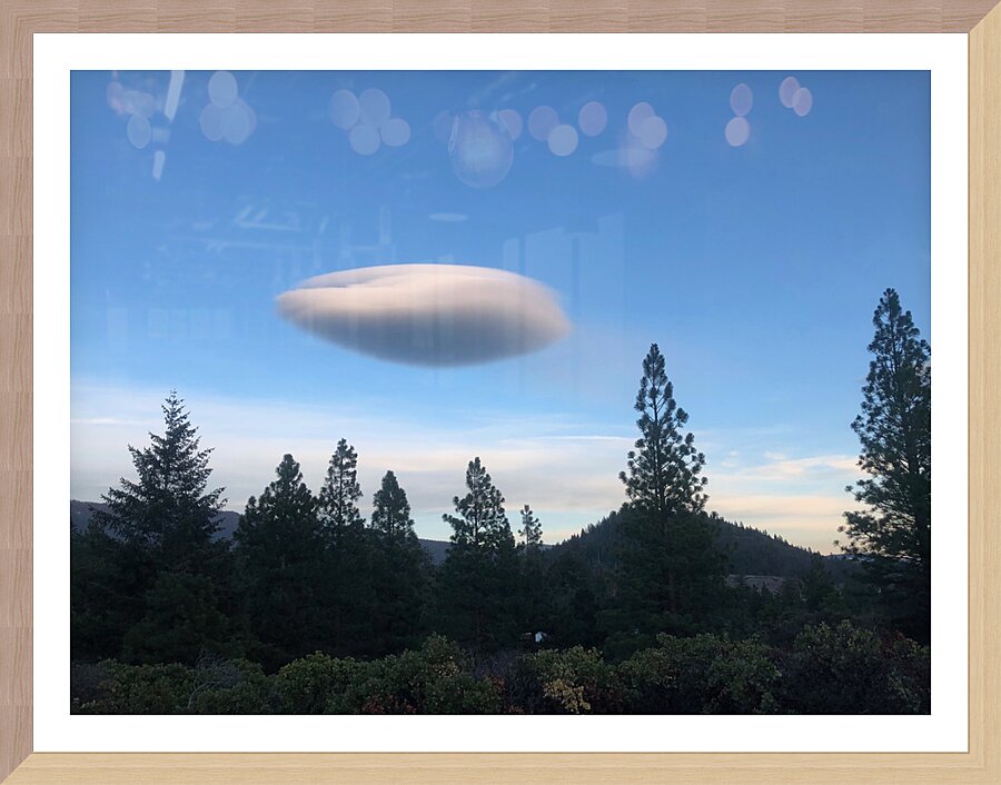 Hmmm Picture Frame print