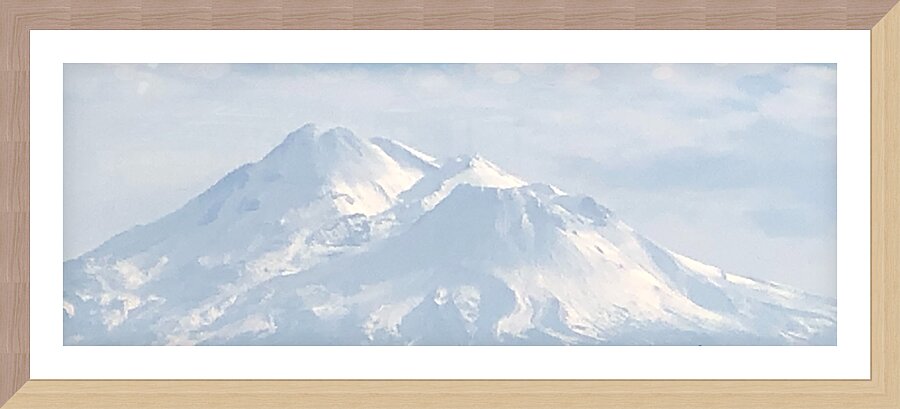 Peaceful Mountain Picture Frame print
