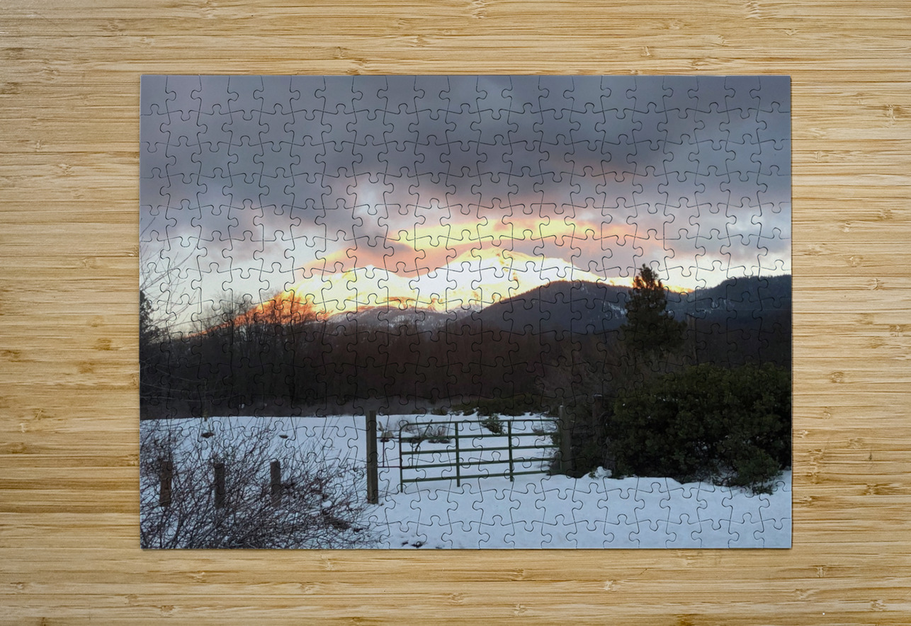 True Gold Alpenglow Tara Gardner Puzzle printing