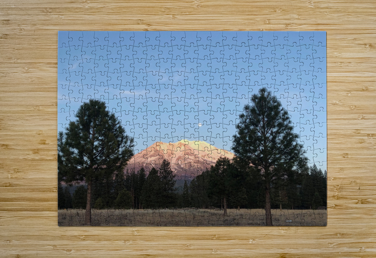 Mount Shasta and Trees Tara Gardner Puzzle printing