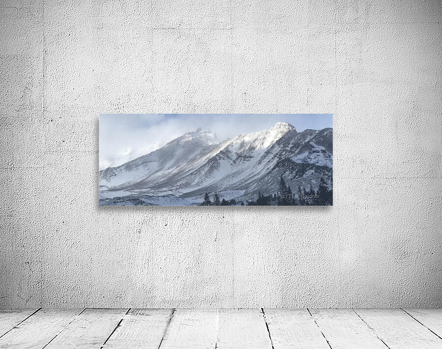 Mount Shasta First Snow Mural Wall Preview