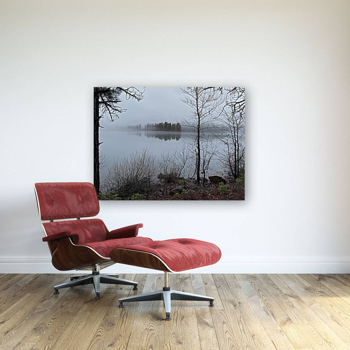 Winter at Lake Siskiyou Reproduction